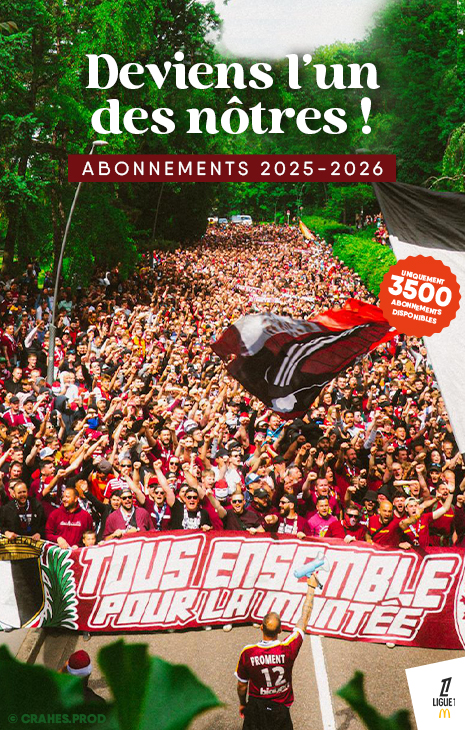Campagne d'abonnement 25-26 -Uniquement 3 500 abonnements disponibles