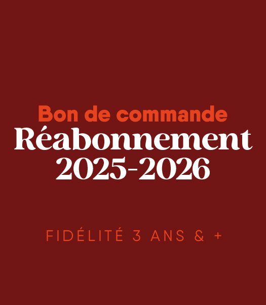 Bon de commande - Réabonnement 3 ans