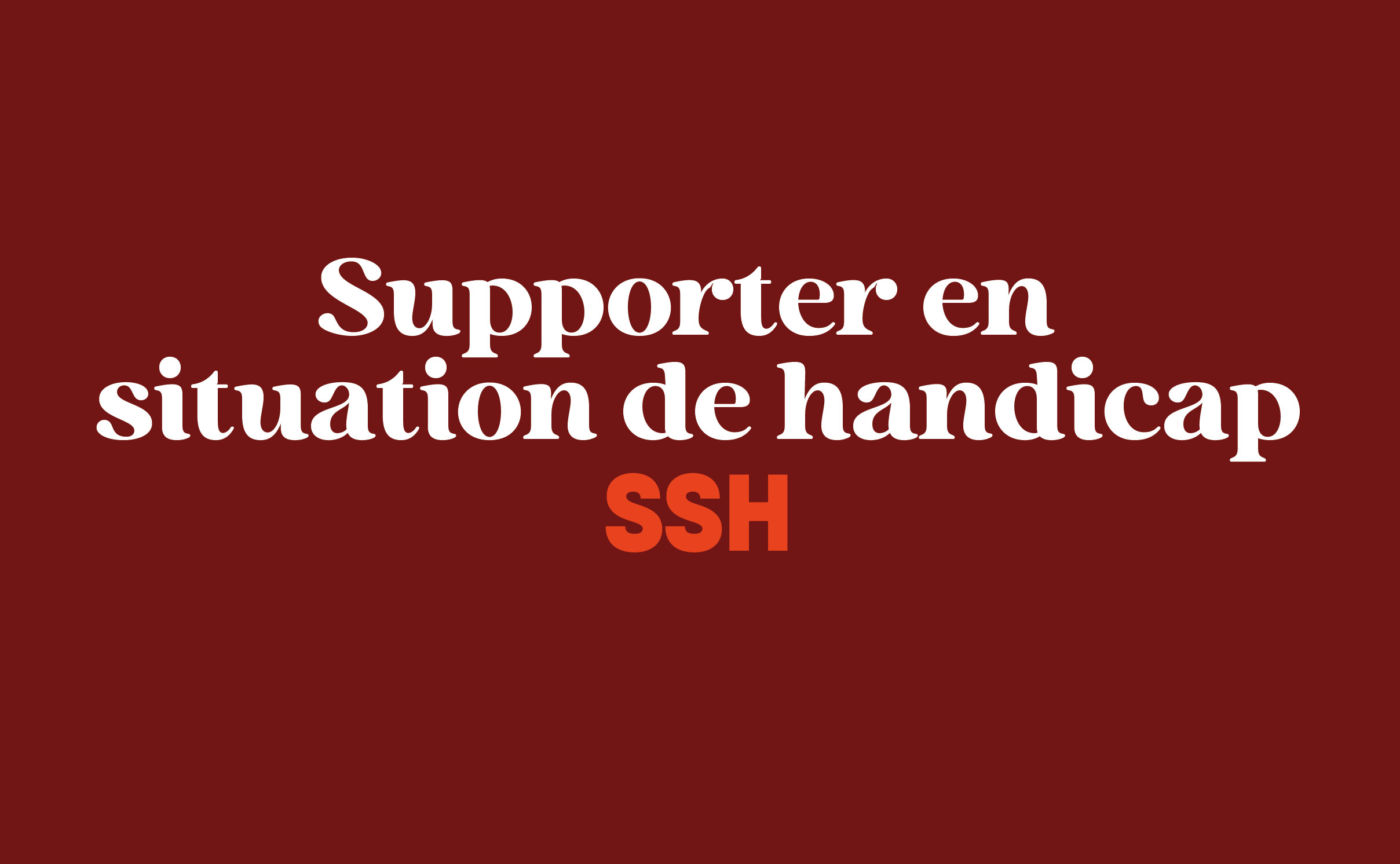 Abonnements 25-26 - Supporters en Situation de Handicap