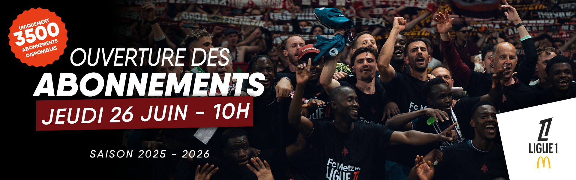 Campagne d'abonnement 25-26 - Jeudi 26 Juin à 10h
