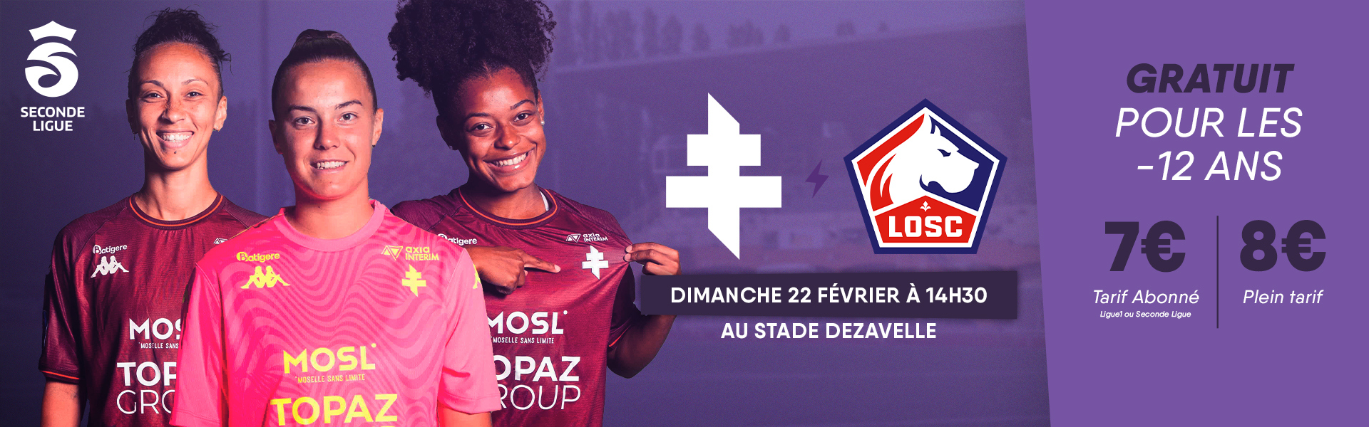 Seconde Ligue - FC Metz vs Lille OSC