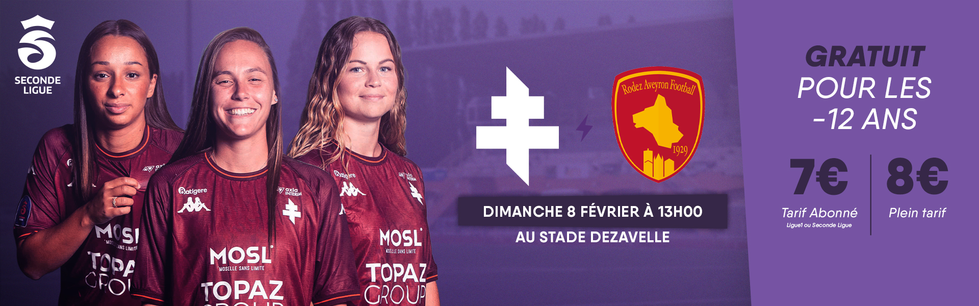 Seconde Ligue - FC Metz vs Rodez AF