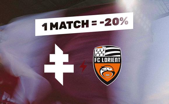 1 match : FC Metz - FC Lorient